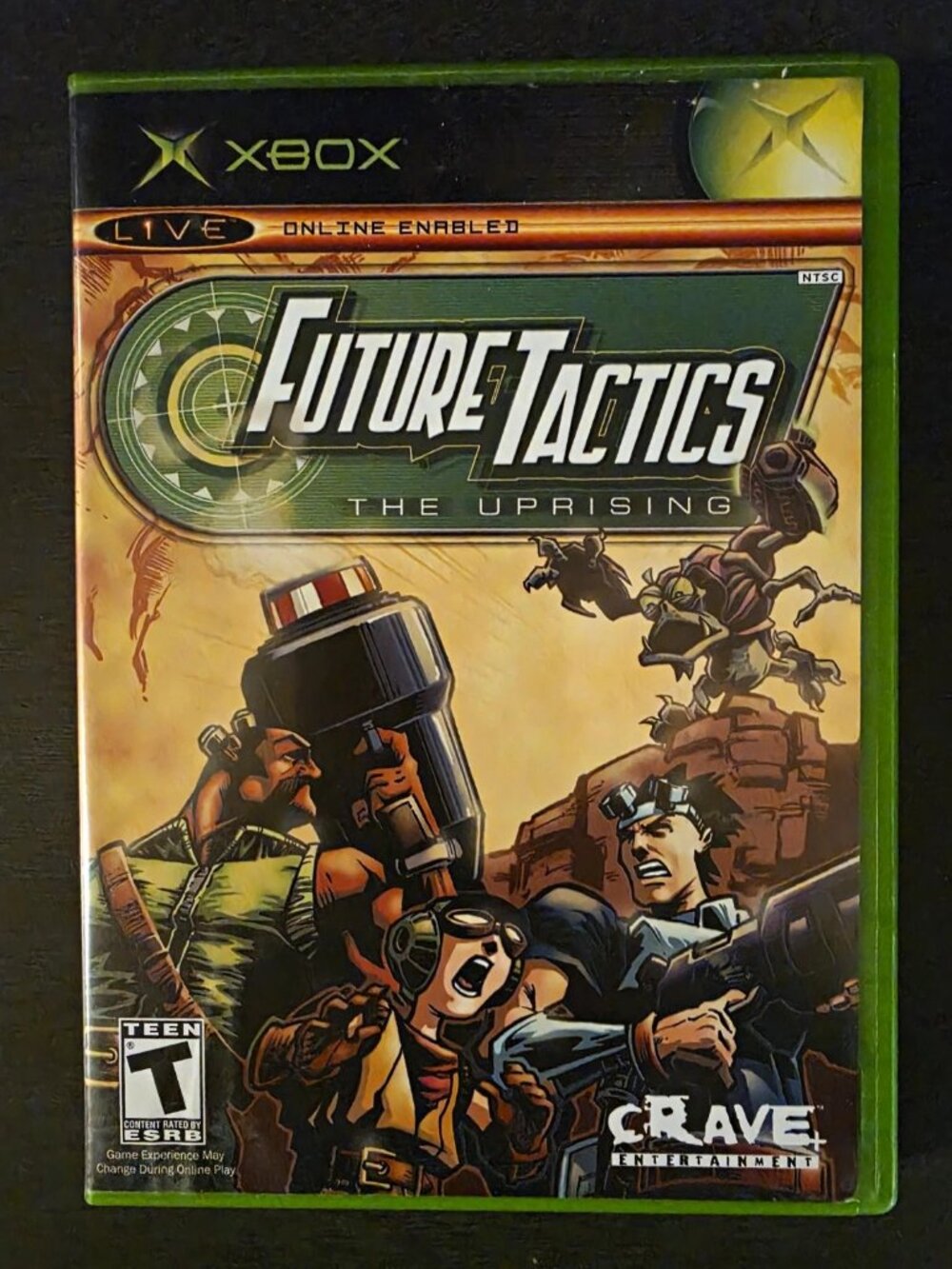 Crave Future Tactics: The Uprising Microsoft Xbox NTSC-U/C T 2004 Manual